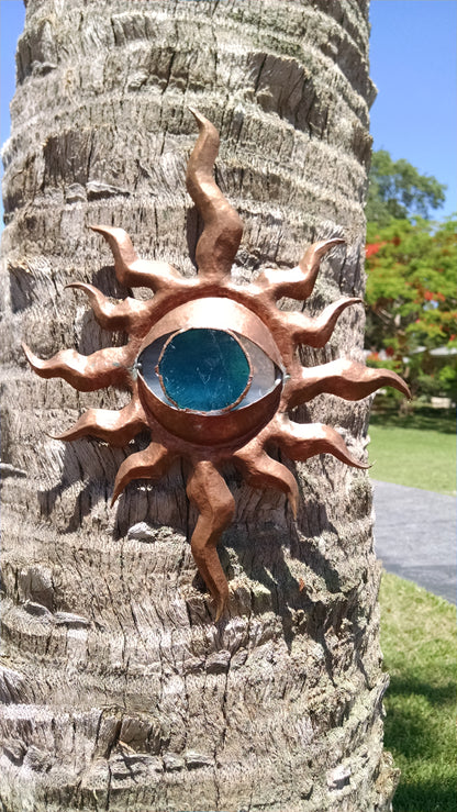 Brilliant Copper Art Garden Stake