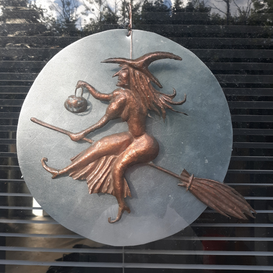 Witch Weathervane Mystical Designs