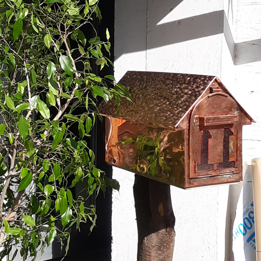 Stunning Copper Roof Metal Art